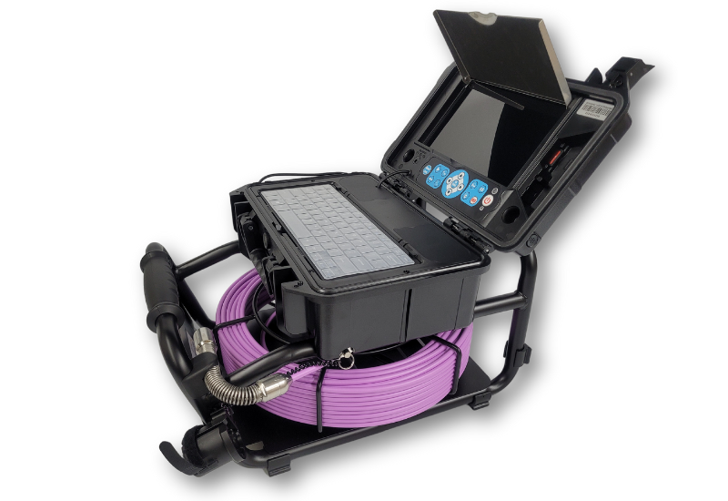 Specialty property inspection equipment for sewer, chimney and mold inspections
